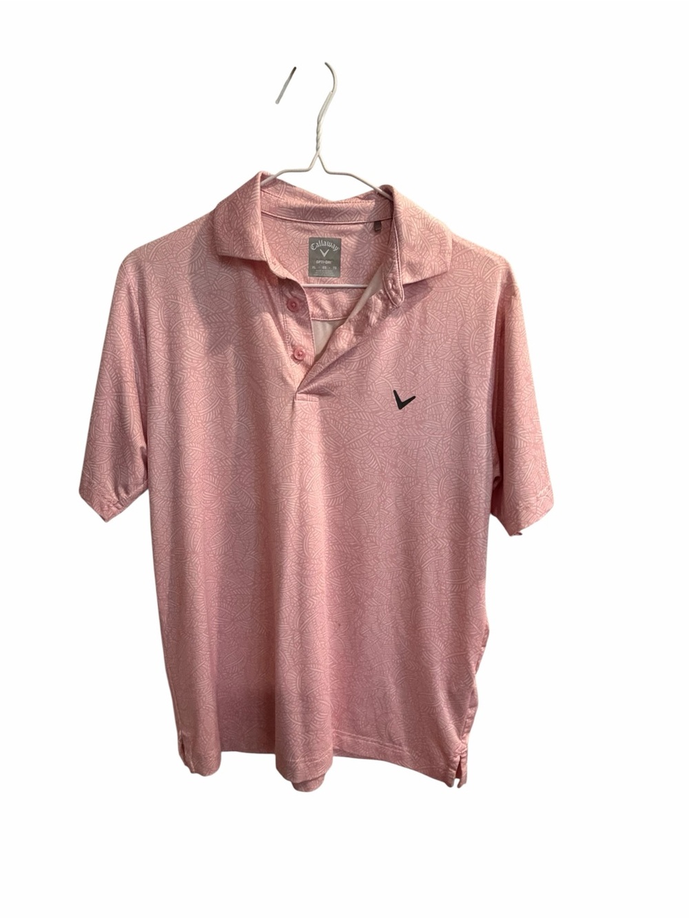 Callaway Boys Pink Performance Polo Shirt